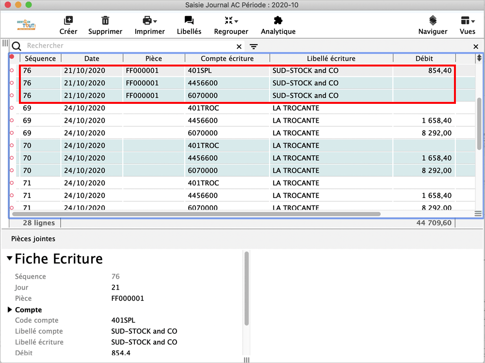 Toutes Les critures Comptables QNAG Toutes Les critures Comptables QNAG